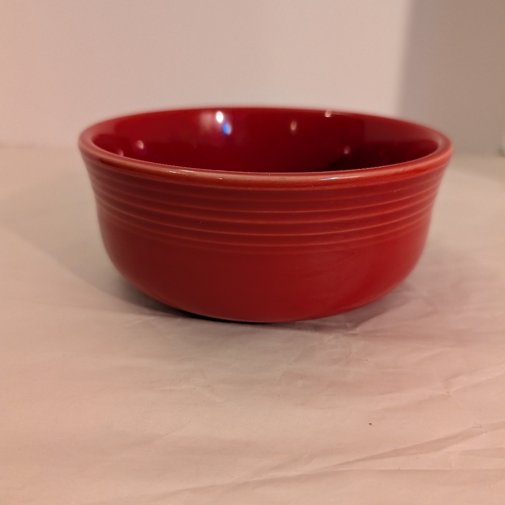 Fiesta All Purpose Gusto Bowl in a Scarlet Red Color
